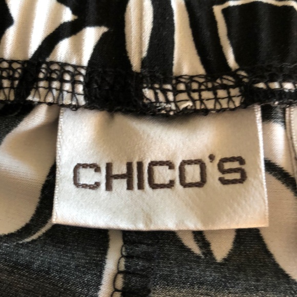 Chico’s Black & White Skirt, size 3 - Picture 2 of 3